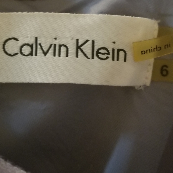 Calvin Klein Silver Halter Dress - Picture 2 of 11